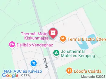 Jonathermál Gyógy- és Élményfürdő Kiskunmajsa a térképen