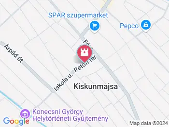 Petőfi-szobor Kiskunmajsa a térképen