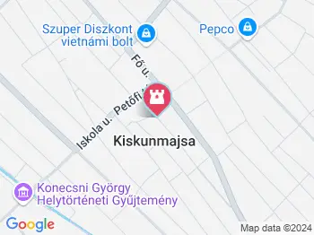 Szentháromság Kiskunmajsa a térképen