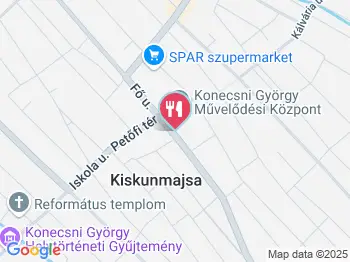 Velence Fagyizó Kiskunmajsa a térképen