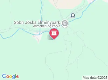 Sobri Jóska Bakonyi Kalandpark Kislőd a térképen