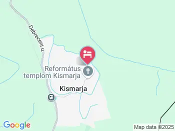 Tornácos Vendégház Kismarja a térképen