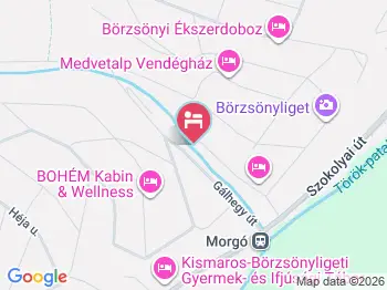 BörzsönyPagony Vendégház Kismaros a térképen