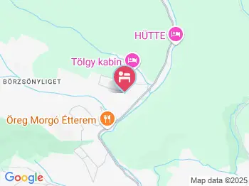 Morgópatak Vendégház Kismaros a térképen