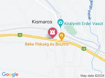 Ulmer Schachtel Kismaros a térképen