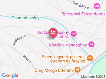 Vörösbegy Vendégház Kismaros a térképen