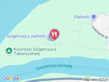 Szigetcsúcs Büfé Kisoroszi a térképen