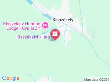 Kisszékelyi kilátó Kisszékely a térképen