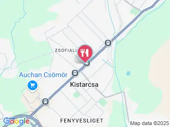 Illés Cukrászda Kistarcsa a térképen