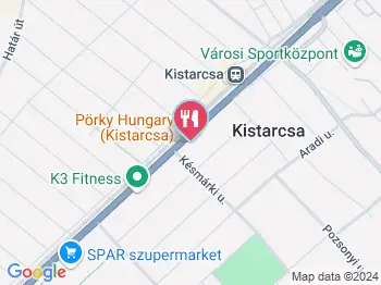 Porky Hungary Kistarcsa a térképen