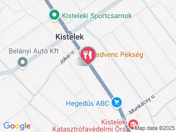 Kedvenc Pékség és Kifőzde Kistelek a térképen