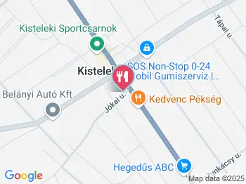 Pálma Cukrászda Kistelek a térképen