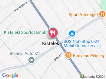 Parázs Bisztró Kistelek a térképen