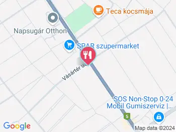 Péksarok Kistelek a térképen