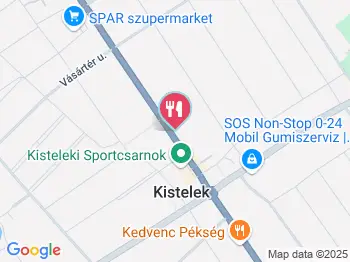 Zefír Cukrászda - Kossuth utca Kistelek a térképen