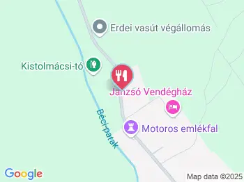 Fortuna Vendéglő és Vendégház Kistolmács a térképen