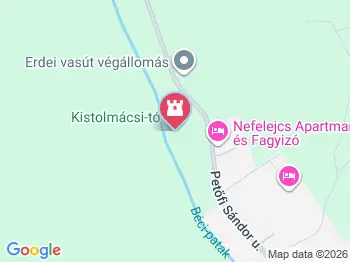 Kistolmácsi-tó Kistolmács a térképen