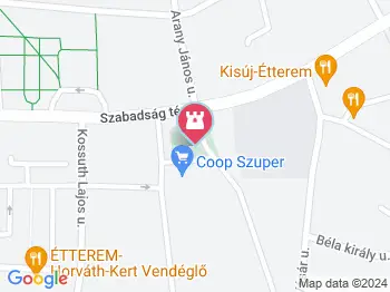 Gaál Kálmán mellszobor Kisújszállás a térképen