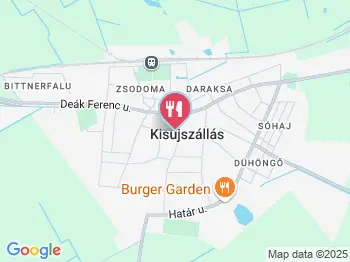 Horváth-Kert Vendéglő Kisújszállás a térképen