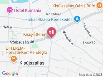 Kisúj Étterem Kisújszállás a térképen