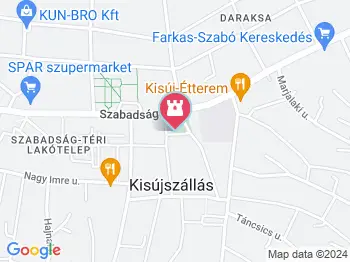 Kun madonna szobra Kisújszállás a térképen