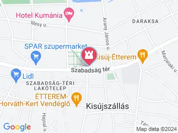 Móricz Zsigmond szobra Kisújszállás a térképen