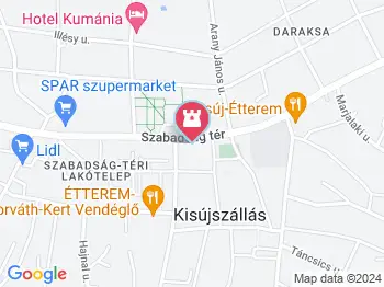 Velocipéd Kisújszállás a térképen