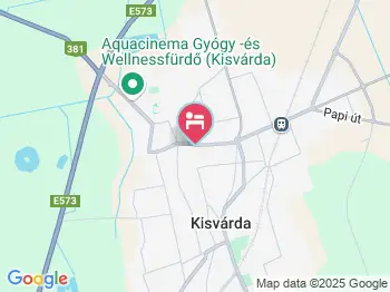 Bástya Panzió Kisvárda a térképen