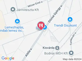 Daruszigeti Söröző Kisvárda a térképen