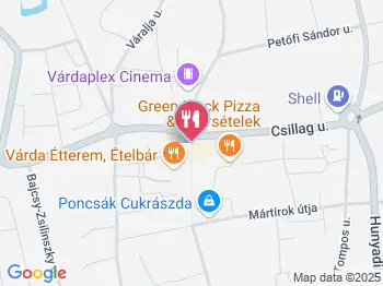 Ms Bubi & Mr Gelato Kisvárda a térképen