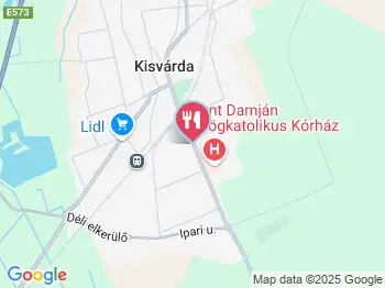 Parish Bull Kisvárda a térképen