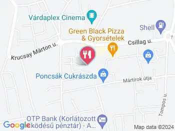 Várda Étterem Kisvárda a térképen