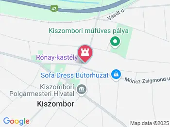 Rónay-kastély Kiszombor a térképen