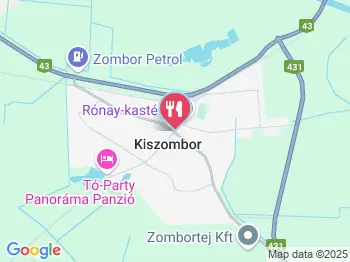 Rónay Kúria Kiszombor a térképen