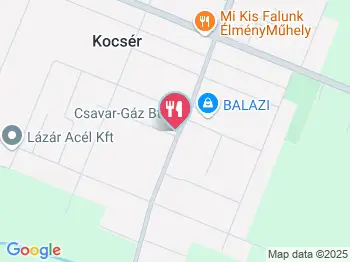 Napsugár presszó Kocsér a térképen