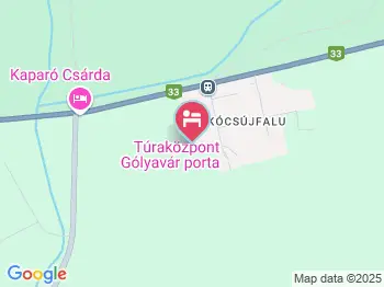 Gólyavár Porta Tiszafüred Kócsújfalu a térképen