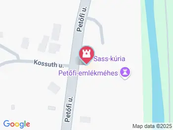 Sass-kúria Kölesd - Borjád a térképen