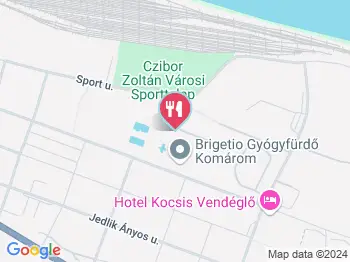 Bahia Terrace & Bar Komárom a térképen