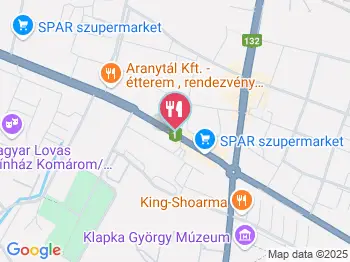 Bár-Ka Pizzéria és Kávézó Komárom a térképen