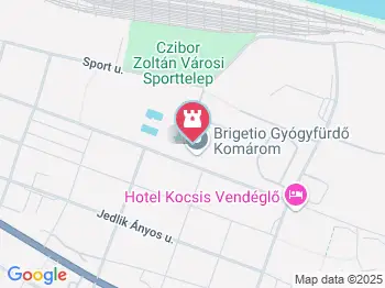 Brigetio Gyógyfürdő Komárom Komárom a térképen