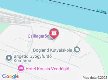 Csillagerőd Komárom a térképen