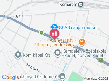 Édes M Komárom a térképen
