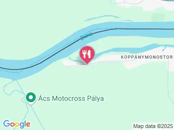 Fehér Hód Vendéglő Komárom a térképen