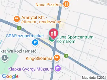 Gelato di Totti Komárom a térképen