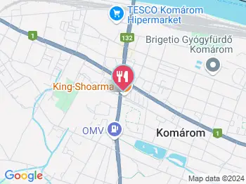 Hargita borozó Komárom a térképen