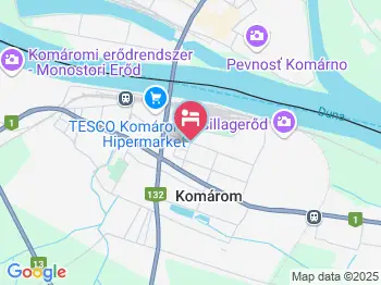 Hordó Panzió Komárom a térképen