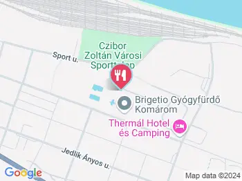 Hotel Aqua Étterme Komárom a térképen