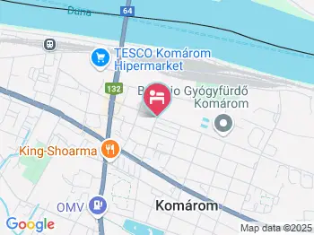 Hotel Aqua Komárom Komárom a térképen