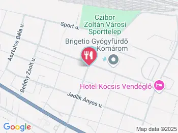 Molnár Cukrászda Komárom a térképen