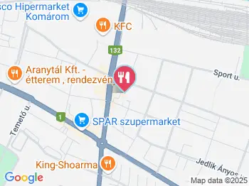 Mona Lisa Café Komárom a térképen